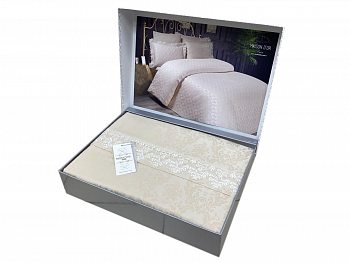 Постельное белье Maison Dor Gupurlu Emerald с гипюром